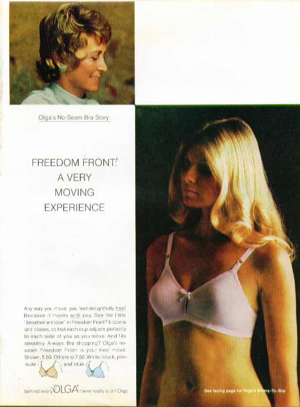 Freedom Front: A very moving experience Olga bra ad 1973