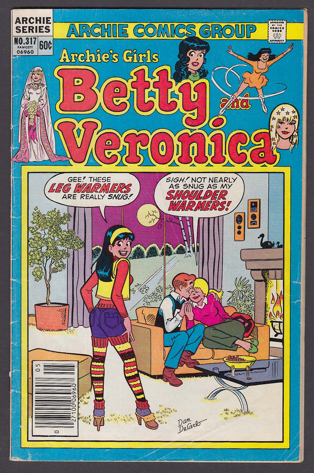 Archie S Girls Betty And Veronica 317 Archie Series Comic Book 5 1982