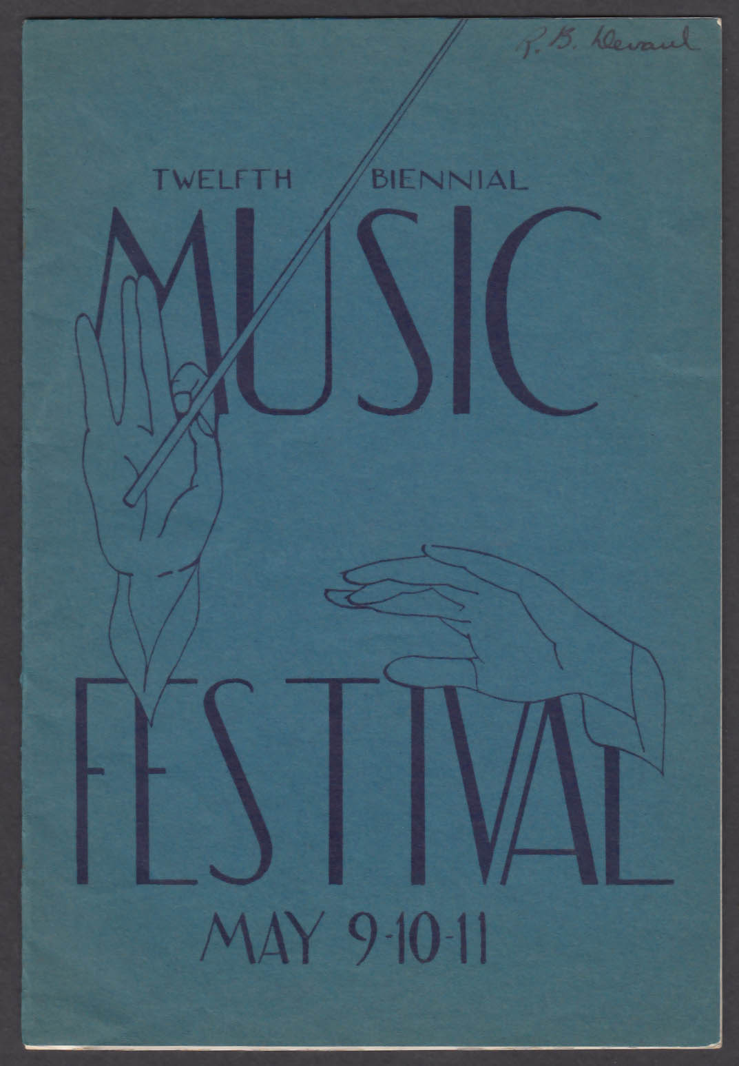 Image for 12th Milwaukee Music Festival program 1946