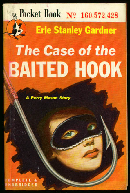 Gardner Case of the Baited Hook noir PB girl mask