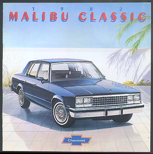 1982 Chevrolet Malibu Classic sales brochure. Hartford, CT, US