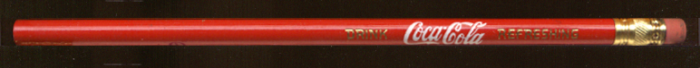 Image for Drink Coca-Cola Refreshing advertising pencil