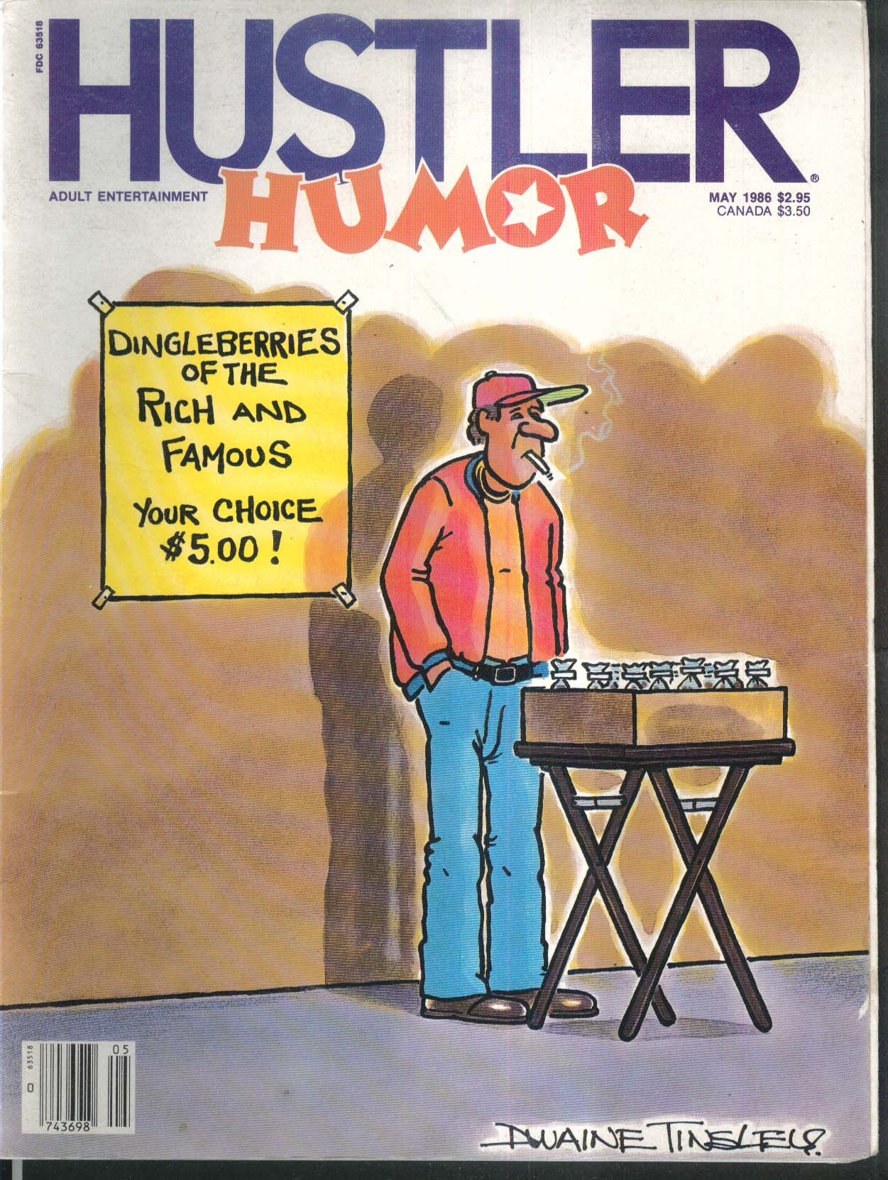 Hustler Humor Larry Flynt George Trosley Eric Decetis Dan Collins 5 1986