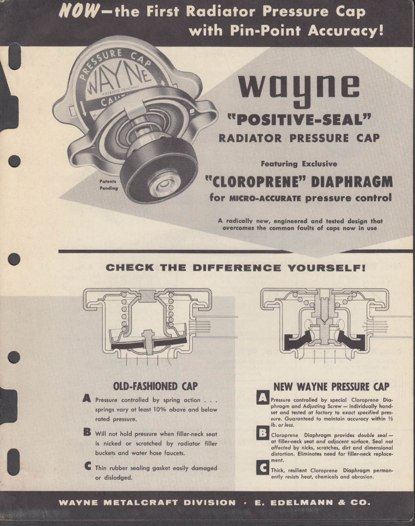 Radiator Cap Pressure Rating Chart