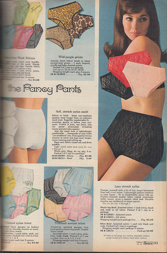 SEARS Spring-Summer 1969 Catalog lingerie