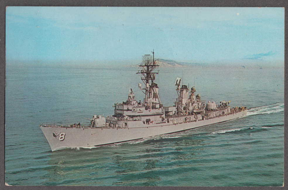 USS Lynde McCormick DDG-8 Guided Missile Destroyer postcard  US Navy 