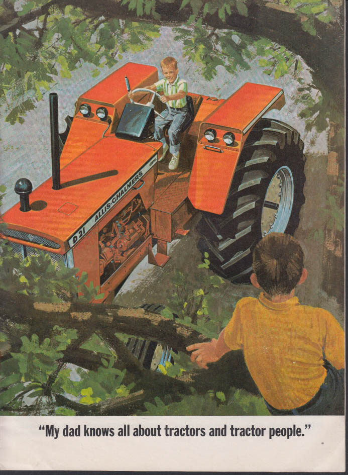 Image for Allis-Chalmers Tractors advertising insert 1963 D21 D19 D17 D15 &c