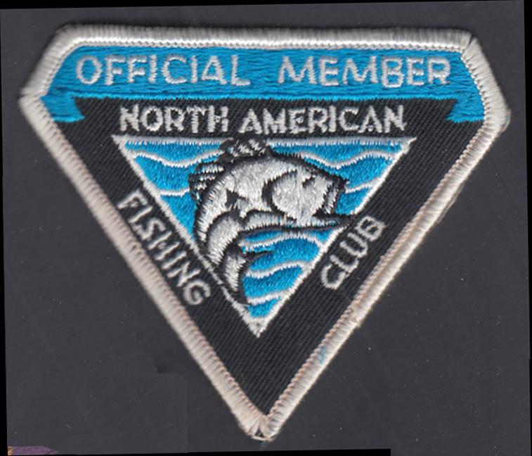 North American Fishing Club Official Member cloth sleeve patch