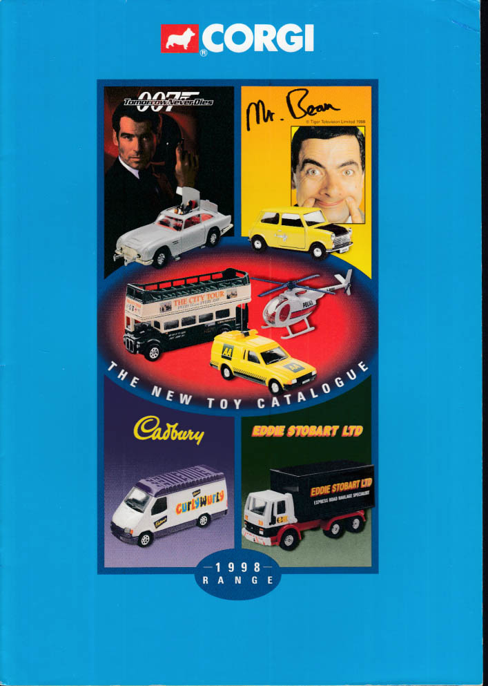 CORGI CLASSICS toy vehicle Dealer catalog 1998 Bond 007 Mr Bean