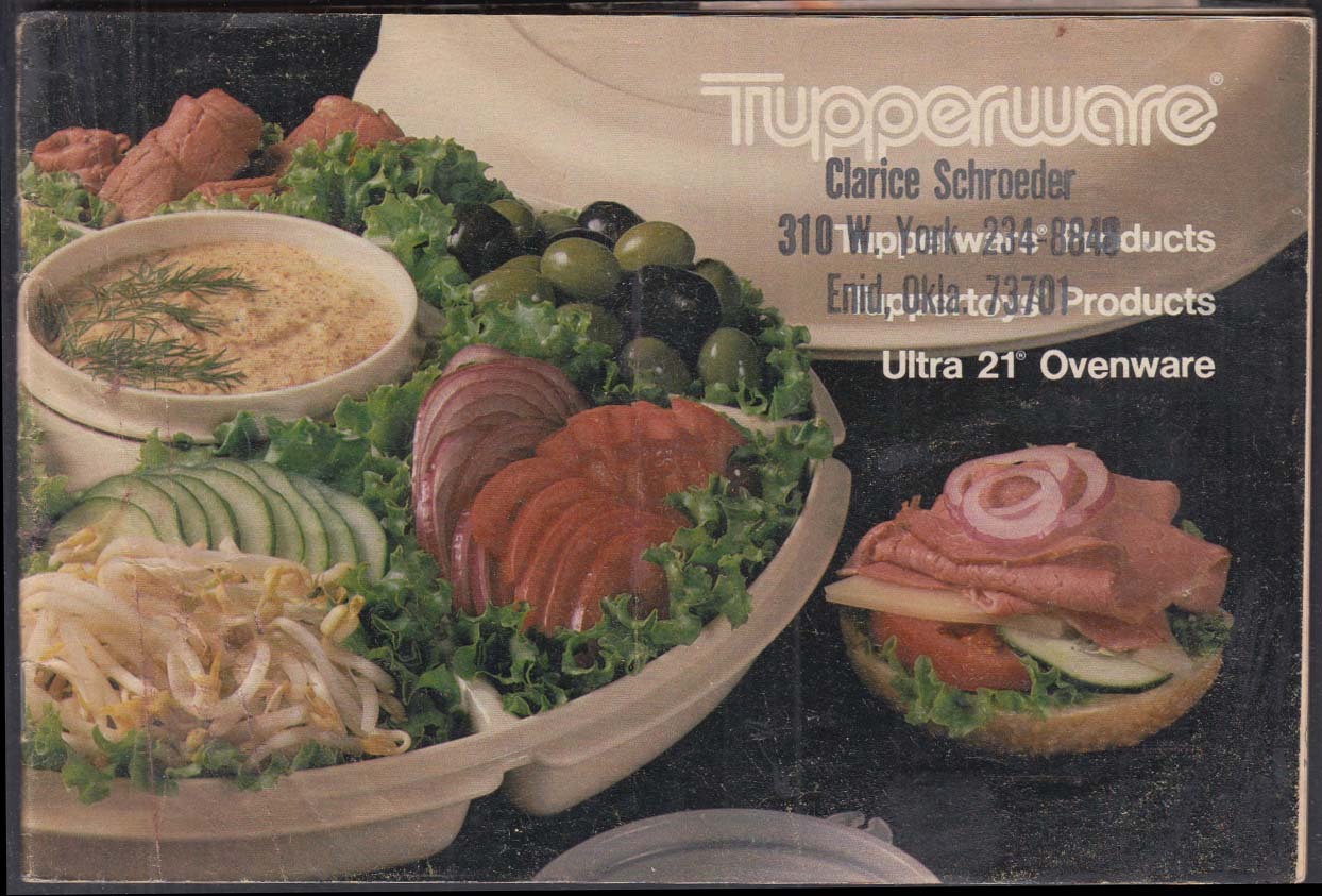 Tupperware Catalog 1986 Tuppertoys Ultra 21 Ovenware