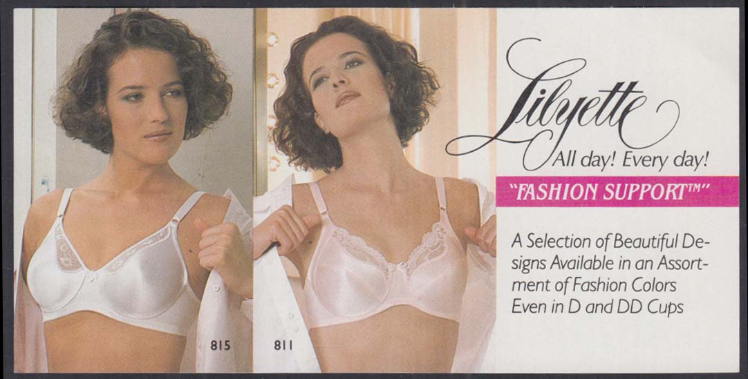 Lilyette Fashion Support for Full Figure bra flyer Sage-Allen Hartford CT  1970s