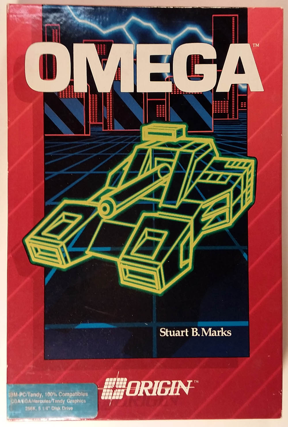 Image for OMEGA Neural Cybertank Design & Simulation Game for IBM PC 1989