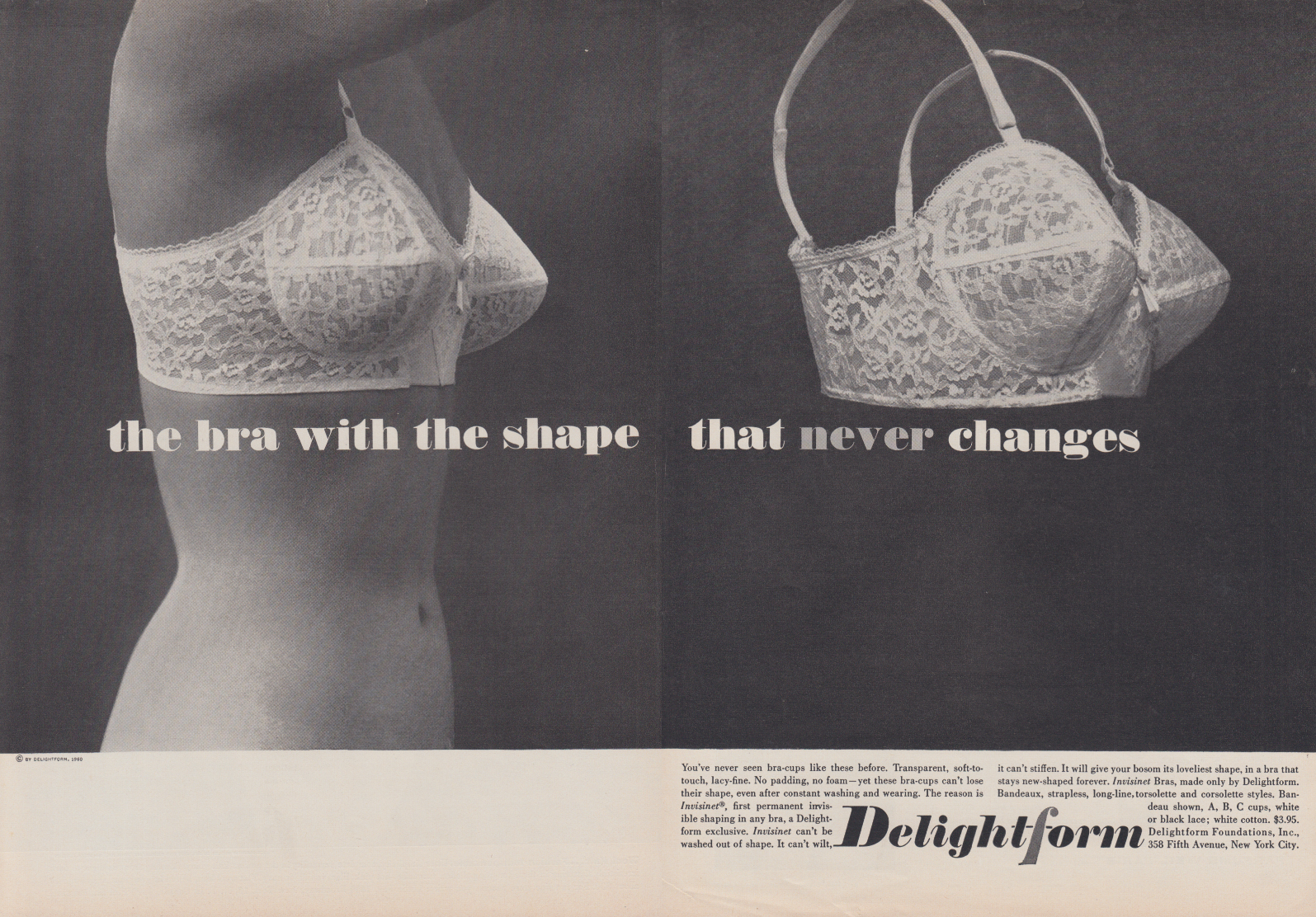 1965 magazine ad for Maidenform Bras -I Dreamed I was a Classic