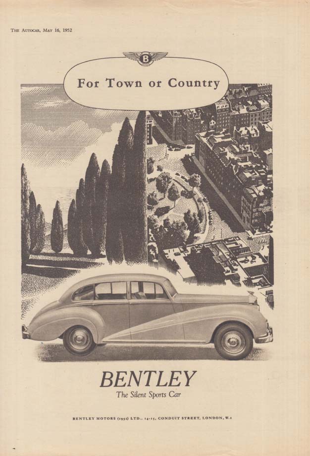 Auto Prospekt "Particulars of BENTLEY The silent Sports car" Preisliste 1931 