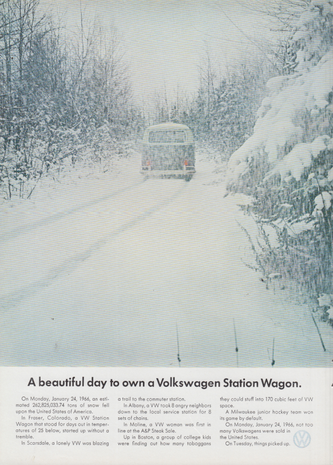 Image for A beautiful day to own a Volkswagen Station Wagon ad 1966