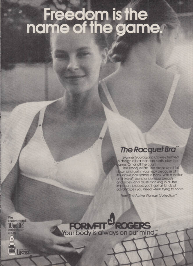 1987 Playtex bra underwear lingerie 1-page MAGAZINE AD
