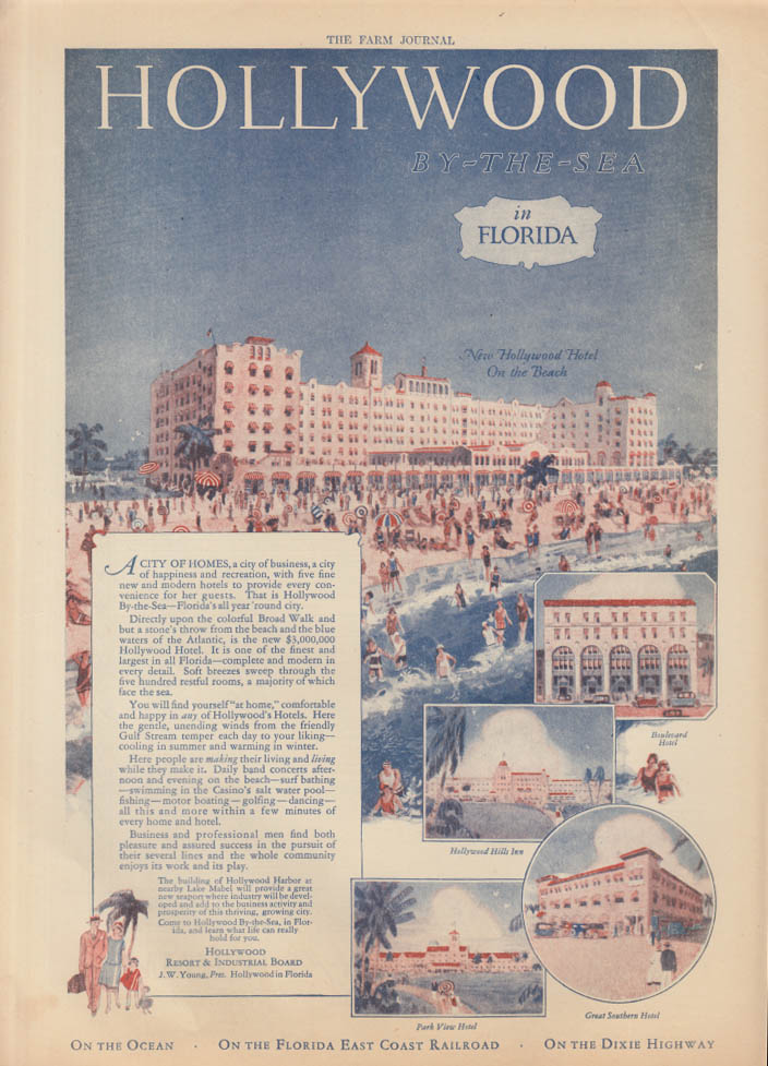 Image for A City of Homes - Hollywood By-The-Sea Florida ad 1926