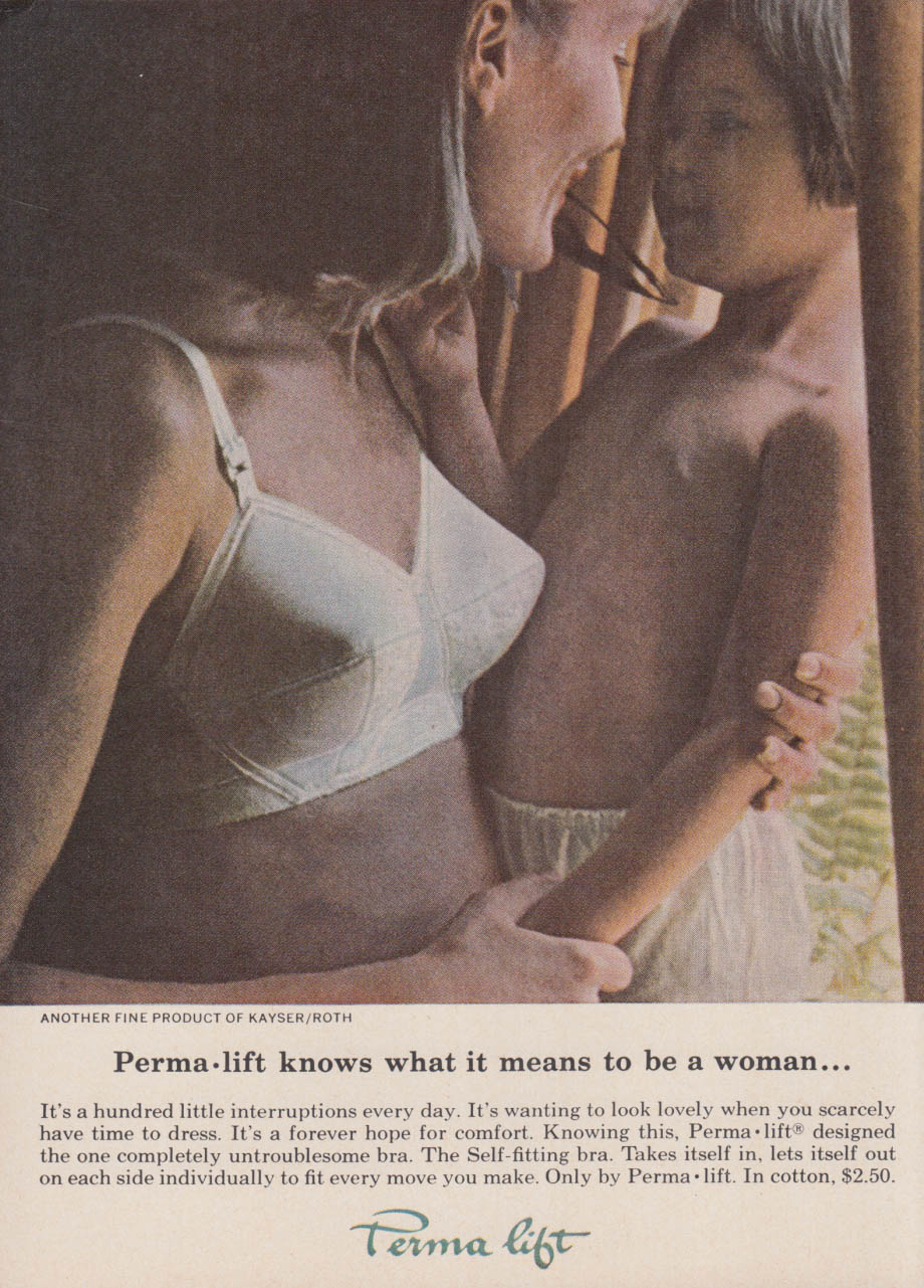 Perma-Lift bra knows what it means to be a woman ad 1964 RD daughter