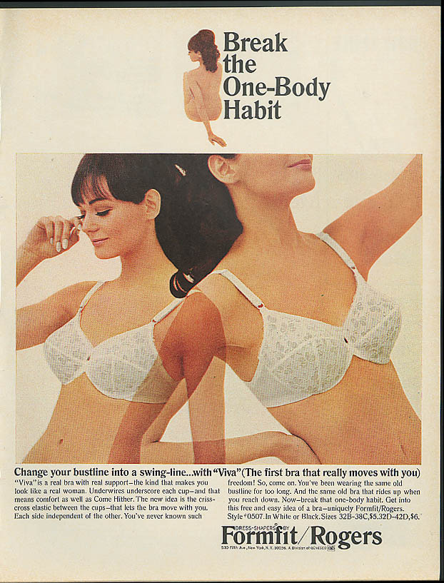 1966 Vintage ad for maidenform bra`retro fashion Sexy Model.Venice 112619