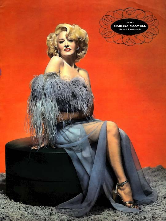 Image for Actress Marilyn Maxwell Hurrell photograph page for Esquire 1943