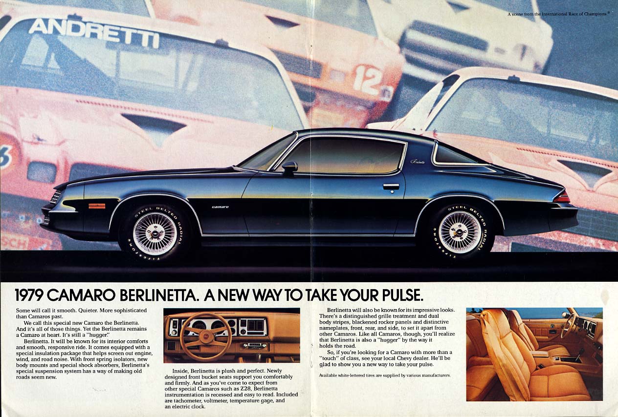 Image for A new way to take your pulse - Camaro Berlinetta ad 1979