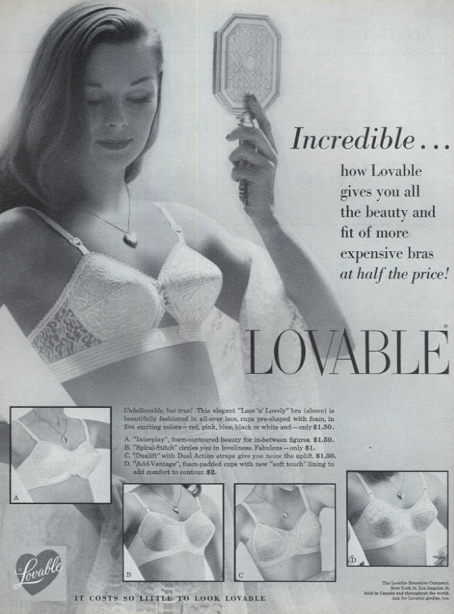  1960 Maidenform Girdle Scaasi's Dreams Ad