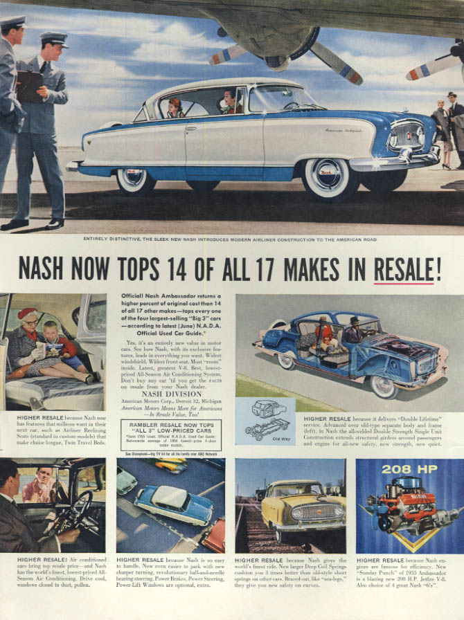 Now Tops 14 Of All 17 Makes In Resale Nash Ambassador Country Club Ad