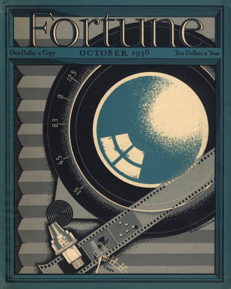 Image for FORTUNE cover 10 1936: Elements of Photography by E Krunglivcus