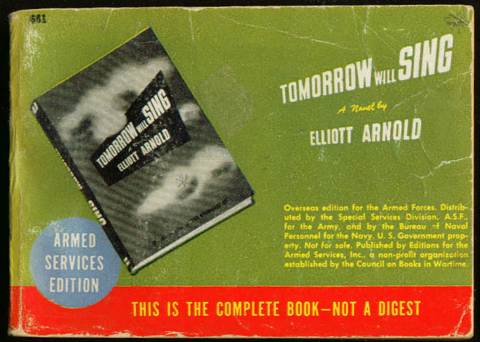 Image for ASE 681 Elliott Arnold: Tomorrow Will Sing