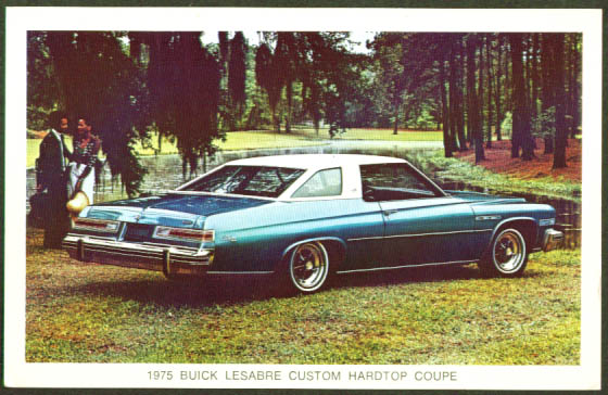 1976 Buick LeSabre Custom coupe postcard