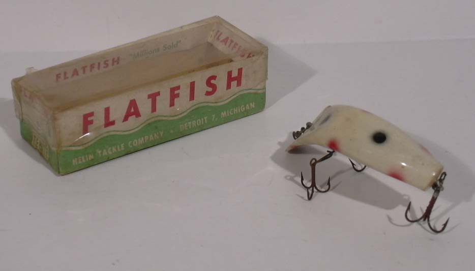 Helin Tackle Company Flatfish Lure Model #83 in box ca 1950s
