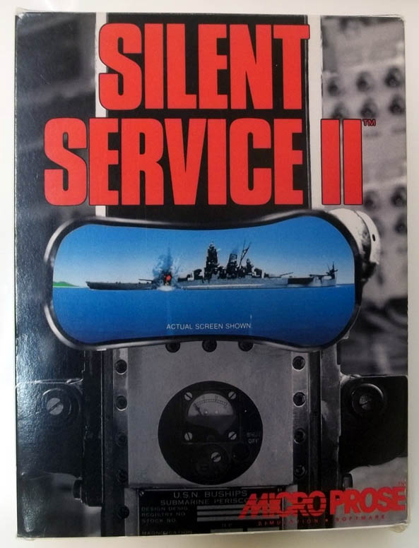 Image for Silent Service II IBM PC Version 1993 big box Micro Prose 3.5" Floppy