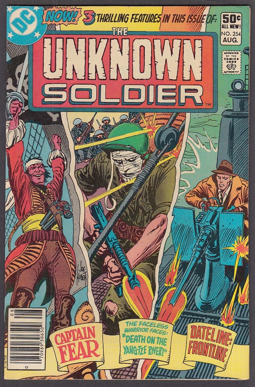 UNKNOWN SOLDIER #254 DC comic book 8/1981