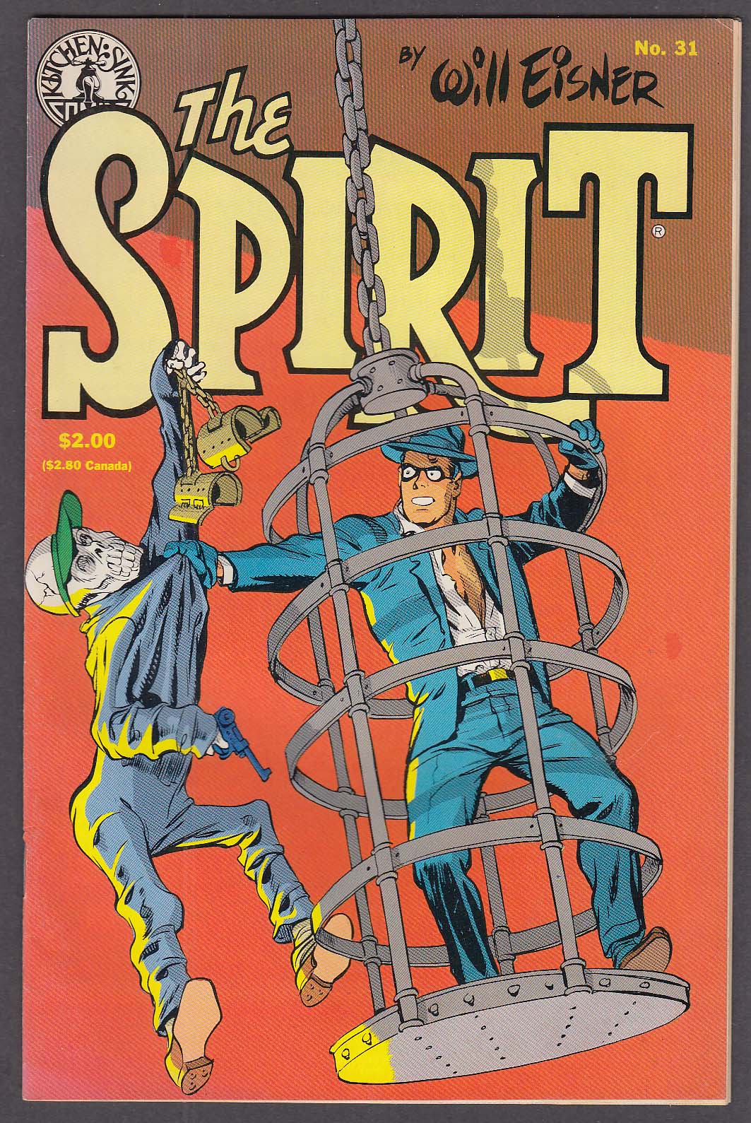 The SPIRIT #31 Kitchen Sink comic book 5 1987 Will Eisner