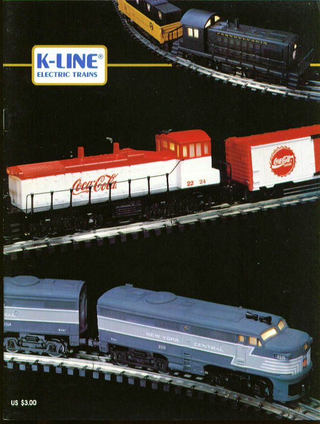 K-Line O Gauge Electric Trains catalog 1989 | eBay
