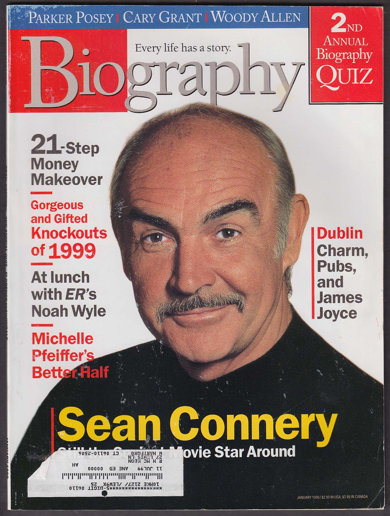 BIOGRAPHY Sean Connery Parker Posey Woody Allen ++ 1 1999