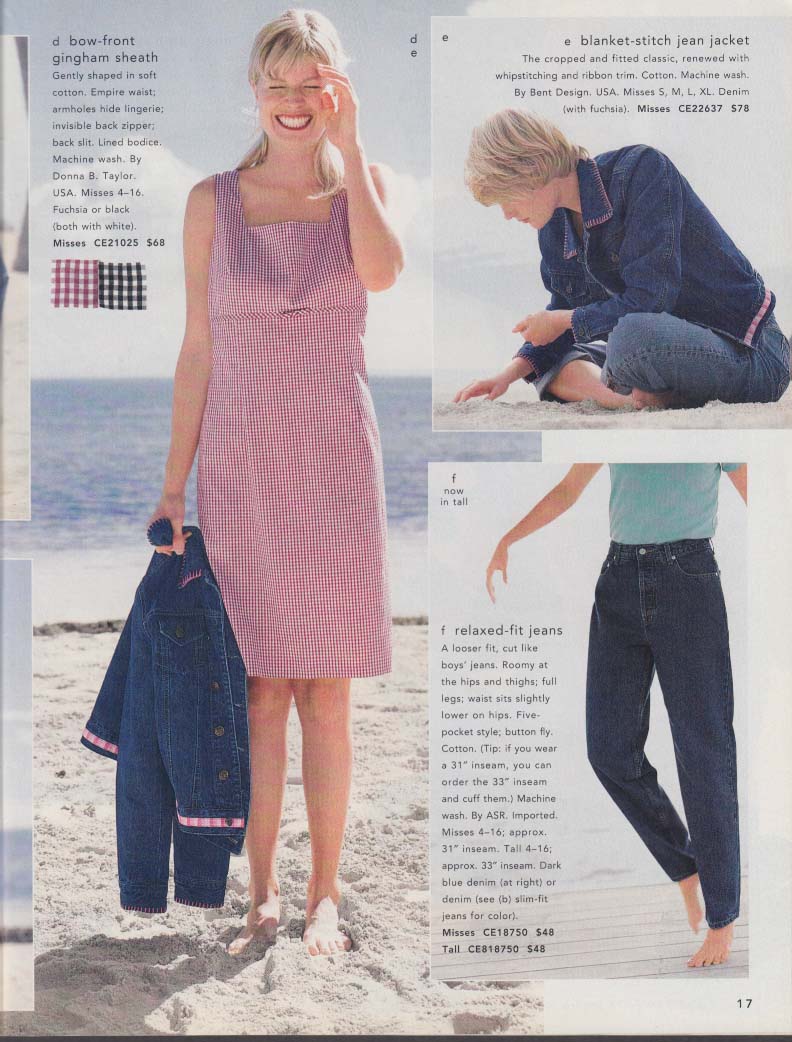 Nordstrom Clothes for Life Early Summer 2000 Women's Wear catalog