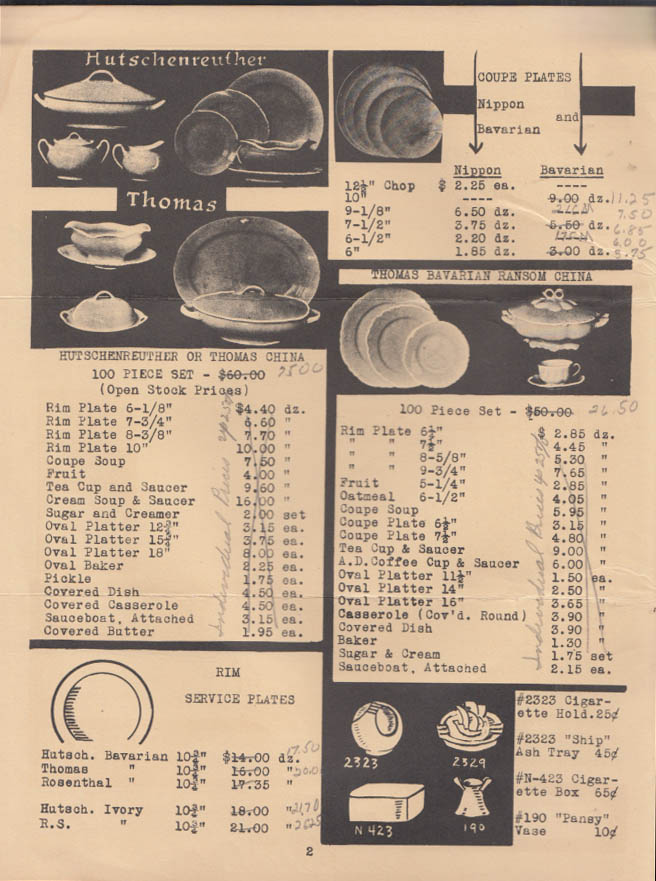 Danner & Baker China Satsuma Nippon et al catalog 1938 San Francisco