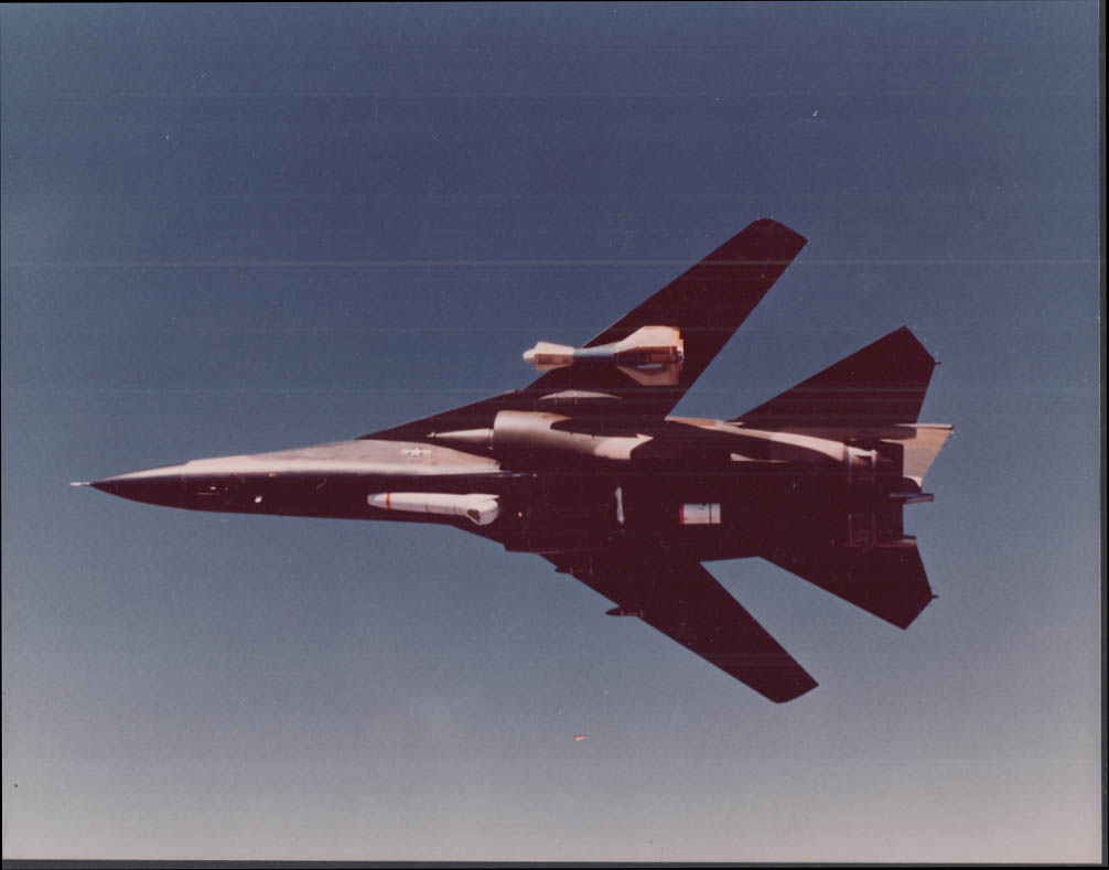 USAF General Dynamics F-111 Aardvark & PAVE TACK Target System dorsal ...
