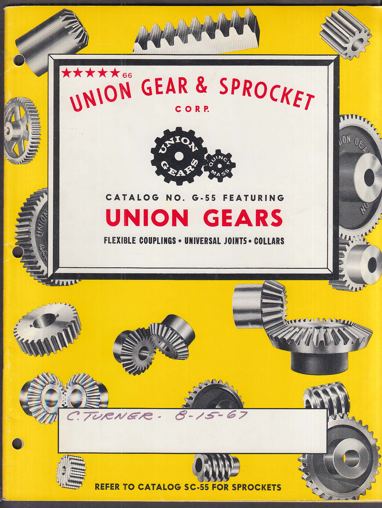 Union Gear & Sprocket Coupling U-Joint Catalog 1963